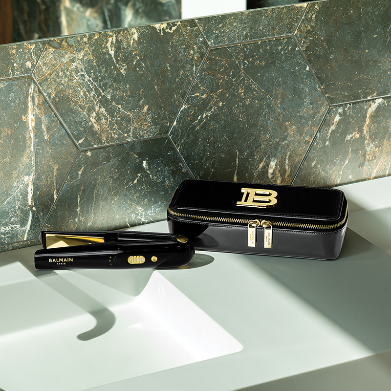 BALMAIN CORDLESS STRAIGHTENER BLACK GOLD